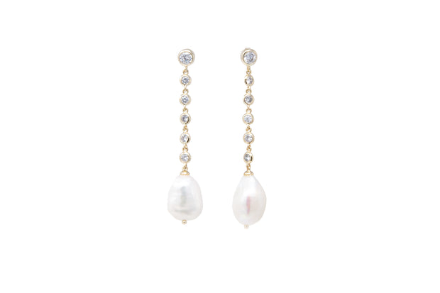 Dangling Faux Pearl Earrings - Glamour Manor