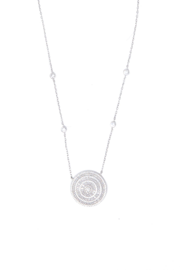 Circle Pendant Necklace - Glamour Manor