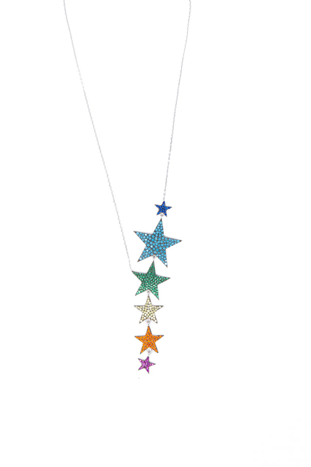 Multicolor Star Necklace - Glamour Manor